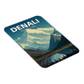 Magnet Flexible Parc national de Denali - Alaska Travel (Côté Droit)