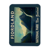 Magnet Flexible Parc national de Fiordland Nouvelle-Zélande Aquare (Vertical)