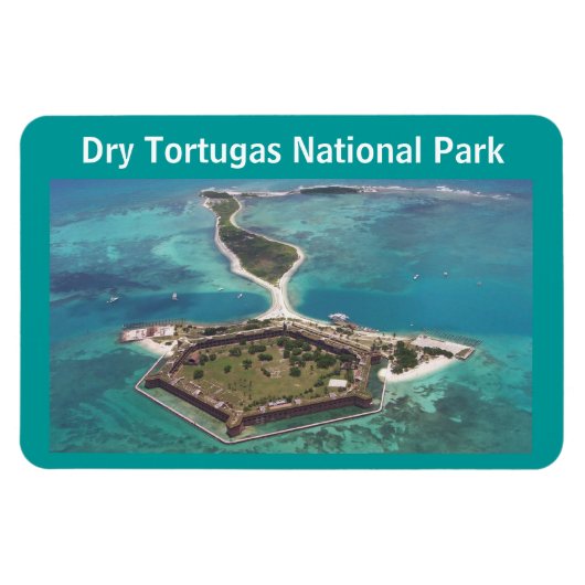 Magnet Flexible Parc national de Fort Jefferson Dry Tortugas (Horizontal)