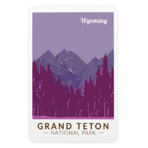Magnet Flexible Parc national de Grand Teton Parc national de Teto
