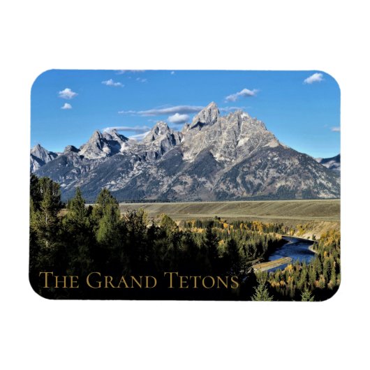 Magnet Flexible Parc national de Grand Teton Wyoming (Horizontal)