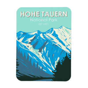 Magnet Flexible Parc national de Hohe Tauern Autriche Vintage