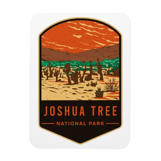 Magnet Flexible Parc national de Joshua Tree Turkey Flats (Vertical)