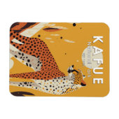 Magnet Flexible Parc national de Kafue Zambie Vintage (Horizontal)