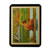 Magnet Flexible Parc national de Katmai Bears Vintage (Vertical)