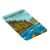 Magnet Flexible Parc national de la Forêt Bavaroise Allemagne Vint (Côté Droit)