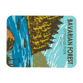 Magnet Flexible Parc national de la Forêt Bavaroise Allemagne Vint (Horizontal)