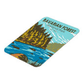 Magnet Flexible Parc national de la Forêt Bavaroise Allemagne Vint (Côté Gauche)