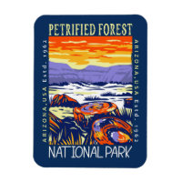 Parc national de la Forêt Petrifiée Vintage en dét