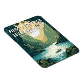 Magnet Flexible Parc national de la rivière souterraine de Puerto  (Côté Droit)