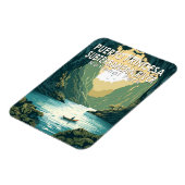 Magnet Flexible Parc national de la rivière souterraine de Puerto  (Côté Gauche)