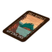 Magnet Flexible Parc national de l'Isle Royale Lac Supérieur (Côté Gauche)