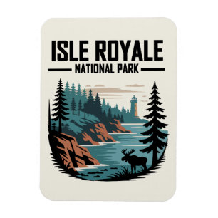 Magnet Flexible Parc national de l'Isle Royale Pittoresque nature