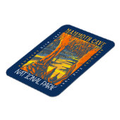 Magnet Flexible Parc national de Mammoth Cave Kentucky désorganisé (Côté Gauche)