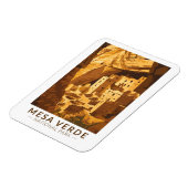 Magnet Flexible Parc national de Mesa Verde Cliff Palace Travel Ar (Côté Gauche)