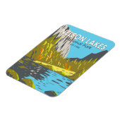 Magnet Flexible Parc national de Nelson Lakes Nouvelle-Zélande Vin (Côté Gauche)