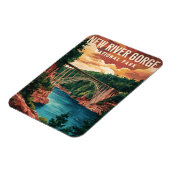 Magnet Flexible Parc national de New River Gorge et réserve (Côté Gauche)