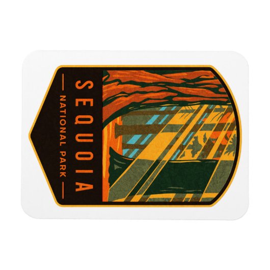 Magnet Flexible Parc national de Sequoia (Horizontal)
