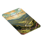 Magnet Flexible Parc national de Shenandoah Illustration Voyage Ré (Côté Droit)