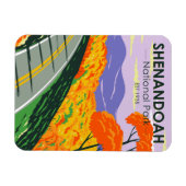 Magnet Flexible Parc national de Shenandoah Skyline Drive Virginie (Horizontal)