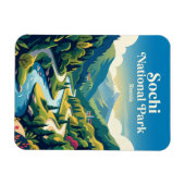 Magnet Flexible Parc national de Sotchi Russie (Horizontal)