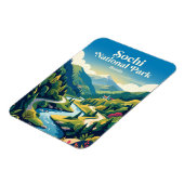 Magnet Flexible Parc national de Sotchi Russie (Côté Gauche)