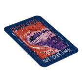 Magnet Flexible Parc national de Wind Cave South Dakota Distants (Côté Droit)