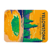 Magnet Flexible Parc national de Yellowstone Matin Glory Pool Rétr (Horizontal)