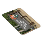 Magnet Flexible Parc national de Yellowstone, panneau, Wyoming, Ét (Côté Droit)