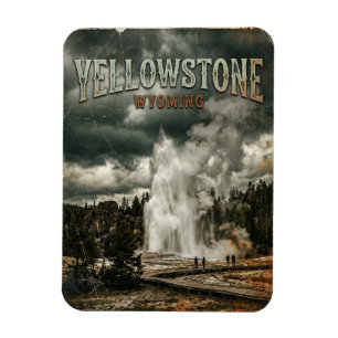 Magnet Flexible Parc national de Yellowstone Wyoming