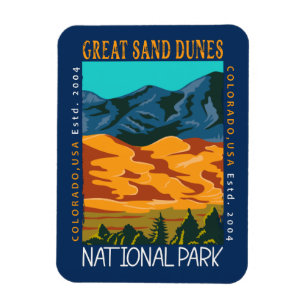 Magnet Flexible Parc National Des Dunes De Sable Great Colorado Di