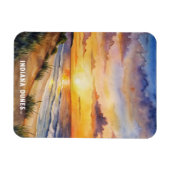 Magnet Flexible Parc national des dunes d'Indiana Peinture aquarel (Horizontal)