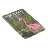 Magnet Flexible Parc national des Everglades Floride Flamant rose  (Côté Droit)