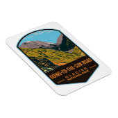 Magnet Flexible Parc national des glaciers du chemin Going-To-The- (Côté Droit)