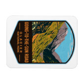 Magnet Flexible Parc national des glaciers du chemin Going-To-The- (Horizontal)