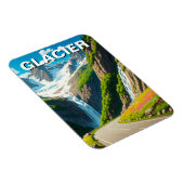 Magnet Flexible Parc national des Glaciers Route du soleil (Côté Droit)