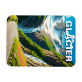 Magnet Flexible Parc national des Glaciers Route du soleil (Horizontal)