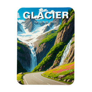 Magnet Flexible Parc national des Glaciers Route du soleil