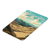 Magnet Flexible Parc national des Great Sand Dunes Illustration Ré (Côté Gauche)