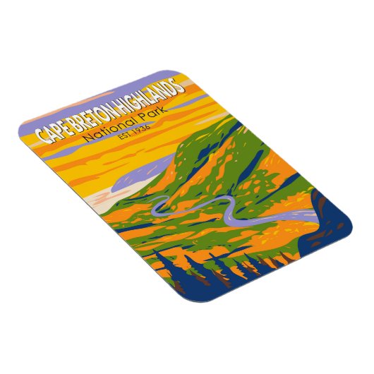 Magnet Flexible Parc national des Hautes-Terres-du-Cap-Breton Cana (Côté Droit)