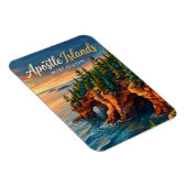 Magnet Flexible Parc national des îles Apostle, États-Unis d'Améri (Côté Droit)