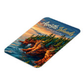 Magnet Flexible Parc national des îles Apostle, États-Unis d'Améri (Côté Gauche)