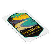 Magnet Flexible Parc national des Îles Vierges (Côté Droit)