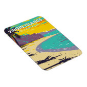 Magnet Flexible Parc national des Îles Vierges Trunk Bay Beach (Côté Droit)