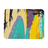Magnet Flexible Parc national des Îles Vierges Trunk Bay Beach (Horizontal)