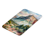 Magnet Flexible Parc national des Monts Guadalupe Aquarelle (Côté Gauche)