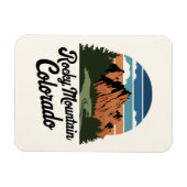 Magnet Flexible Parc national des Rocheuses (Horizontal)