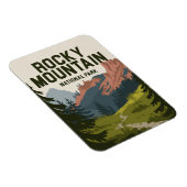 Magnet Flexible Parc national des Rocheuses Colorado (Côté Droit)
