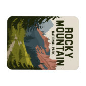 Magnet Flexible Parc national des Rocheuses Colorado (Horizontal)
