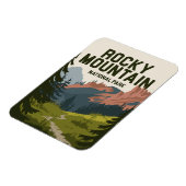 Magnet Flexible Parc national des Rocheuses Colorado (Côté Gauche)